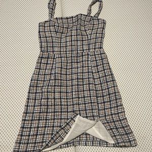 A&F plaid mini dress